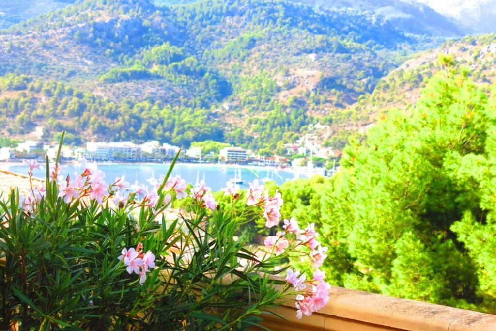 Apartamento Gran Terraza Privada Y Vistas Al Mar Puerto de Sóller Exteriör bild