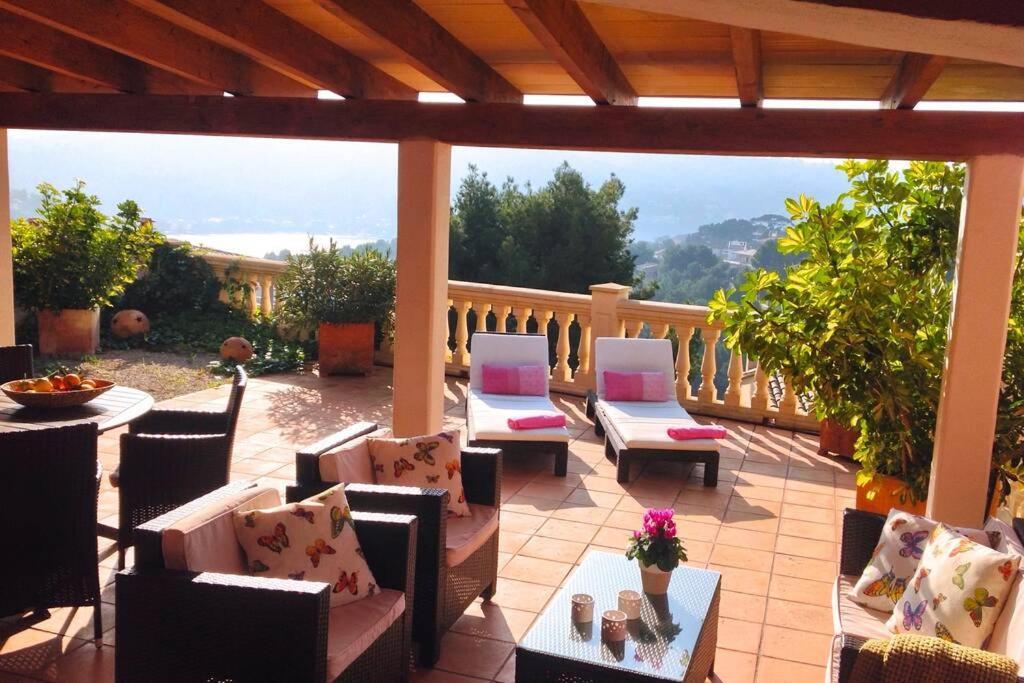 Apartamento Gran Terraza Privada Y Vistas Al Mar Puerto de Sóller Exteriör bild